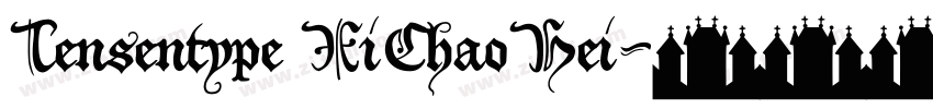 Tensentype XiChaoHei字体转换